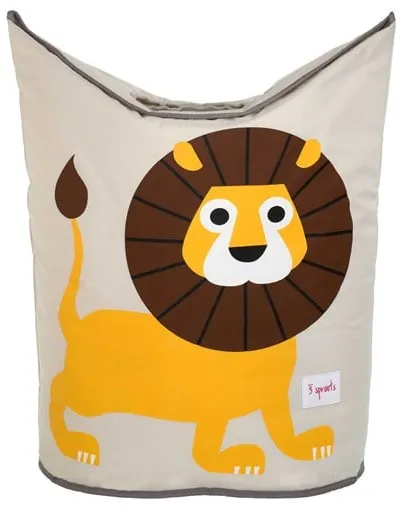 3 Sprouts Panier à linge, Lion